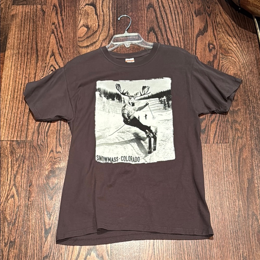 Brown Graphic T-Shirt